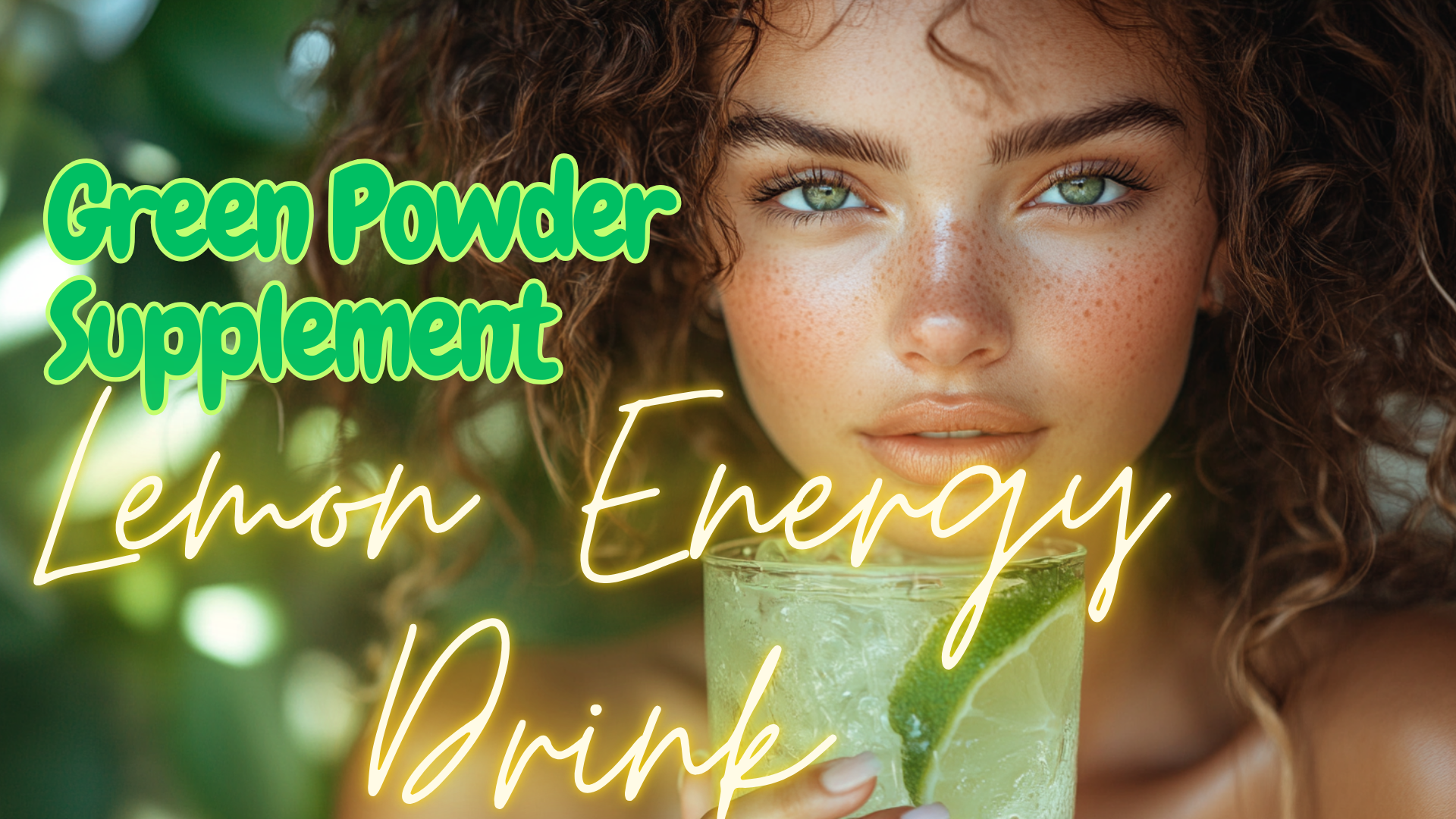 Green Powder Supplement Lemon Energy Drink: The Perfect Boost for Your Day